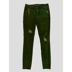 Articles of Society Green Skinny Jeans Size 27
